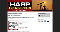 Desktop Screenshot of harpwellandpumpservice.com